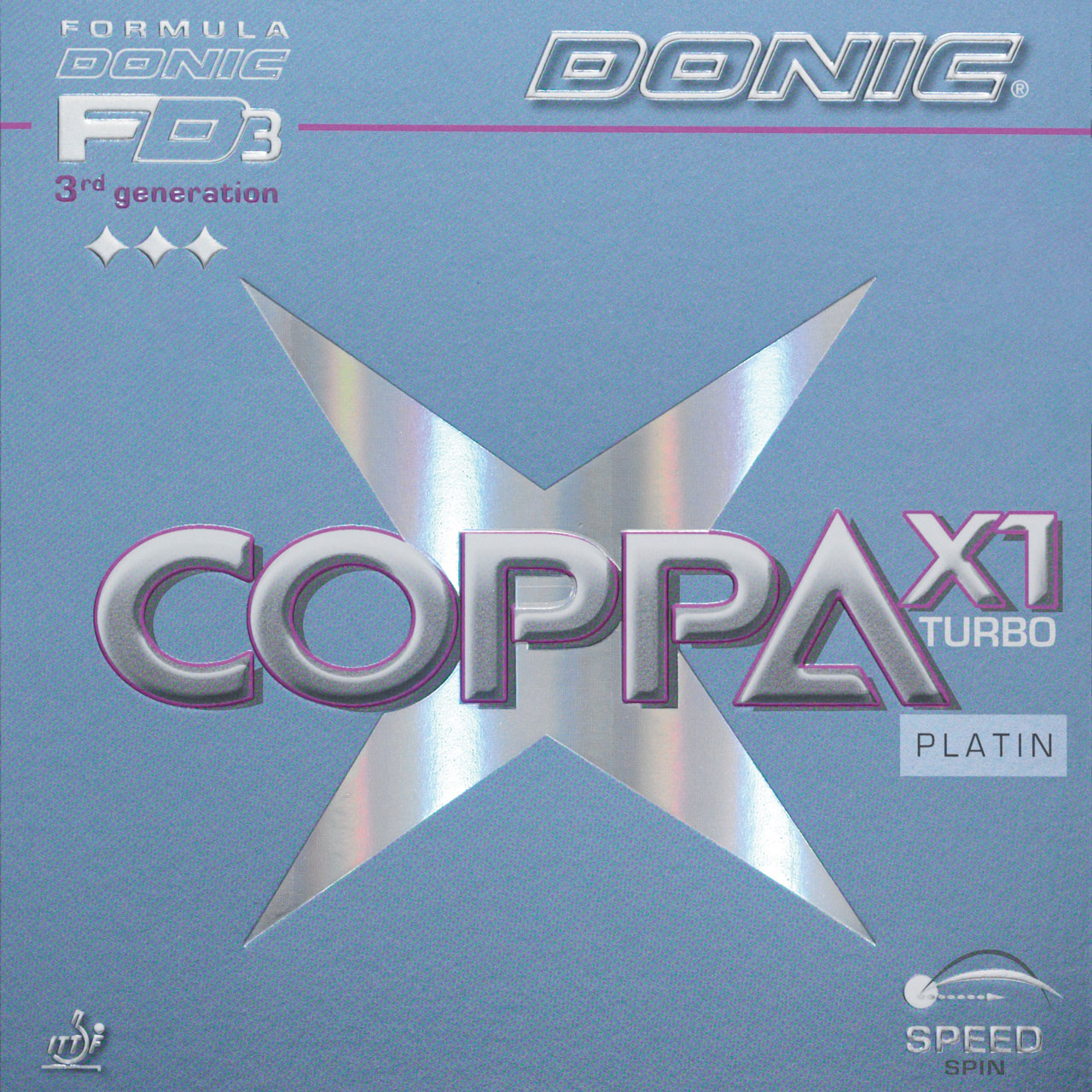 DONIC Coppa X1 Turbo (Platin)