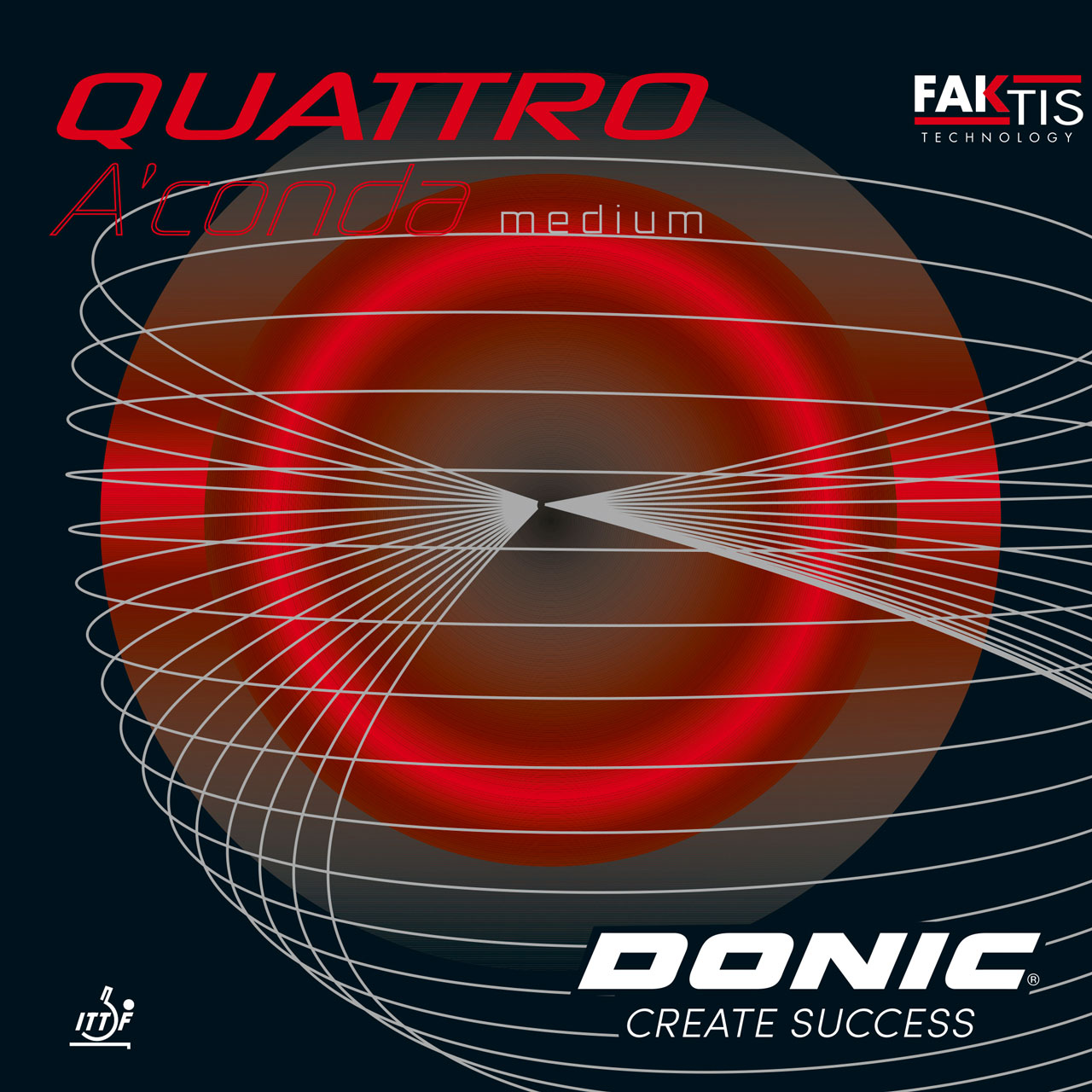DONIC Quattro A'conda Medium